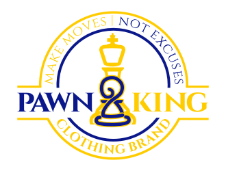 Pawn 2 King Clothing Brand logo design by rgb1