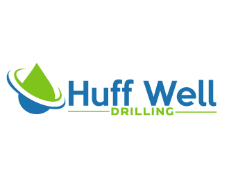 Huff Well Drilling logo design by ElonStark