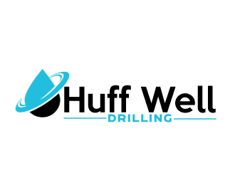 Huff Well Drilling logo design by ElonStark