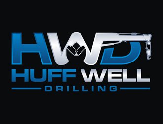 Huff Well Drilling logo design by Rizqy