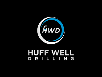 Huff Well Drilling logo design by bomie