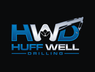 Huff Well Drilling logo design by Rizqy