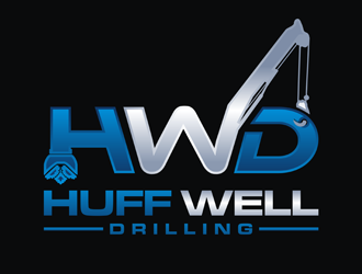 Huff Well Drilling logo design by Rizqy