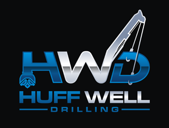 Huff Well Drilling logo design by Rizqy