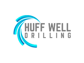 Huff Well Drilling logo design by daanDesign