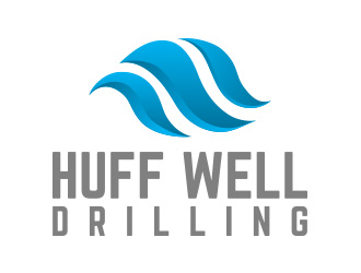 Huff Well Drilling logo design by daanDesign