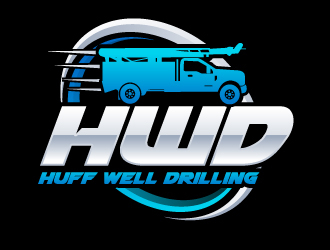 Huff Well Drilling logo design by uttam