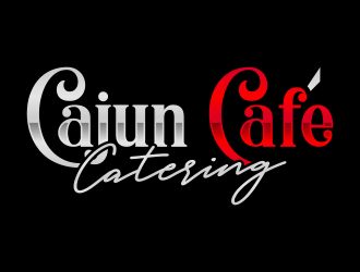 Cajun Café Catering logo design by glasslogo