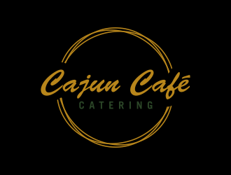 Cajun Café Catering logo design by GassPoll