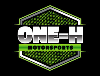 One-H Motorsports logo design by aryamaity