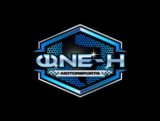 One-H Motorsports logo design by zinnia