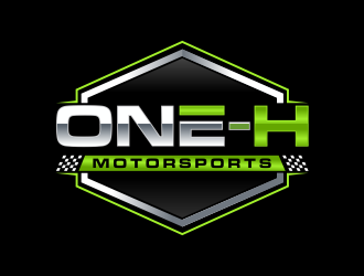 One-H Motorsports logo design by haidar