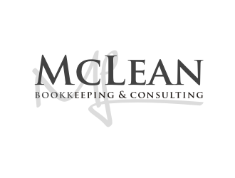 McLean Bookkeeping  - OR - McLean Bookkeeping & Consulting logo design by KQ5