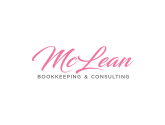 McLean Bookkeeping  - OR - McLean Bookkeeping & Consulting logo design by GemahRipah