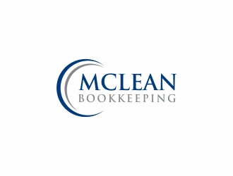 McLean Bookkeeping  - OR - McLean Bookkeeping & Consulting logo design by santrie