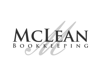 McLean Bookkeeping  - OR - McLean Bookkeeping & Consulting logo design by mukleyRx