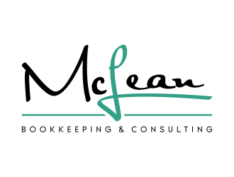 McLean Bookkeeping  - OR - McLean Bookkeeping & Consulting logo design by Gopil