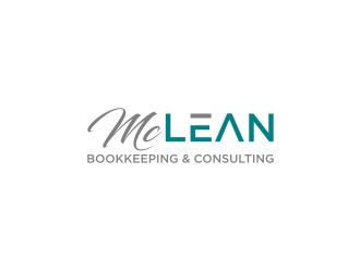 McLean Bookkeeping  - OR - McLean Bookkeeping & Consulting logo design by sodimejo
