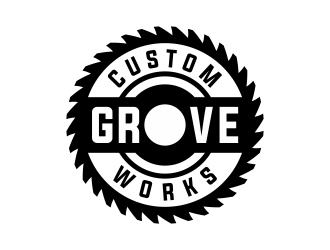 Grove Custom Works logo design by cikiyunn