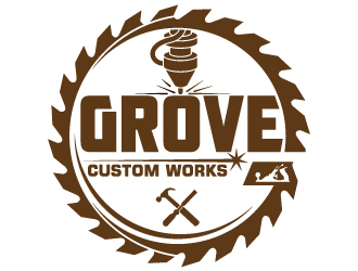 Grove Custom Works logo design by Suvendu