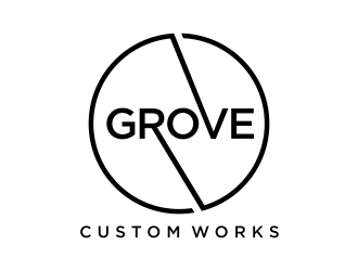 Grove Custom Works logo design by GassPoll