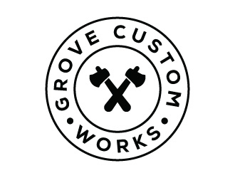 Grove Custom Works logo design by aryamaity