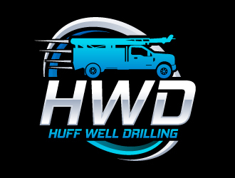 Huff Well Drilling logo design by uttam