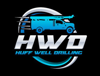 Huff Well Drilling logo design by uttam