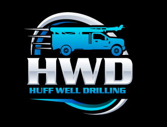 Huff Well Drilling logo design by uttam