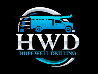 Huff Well Drilling logo design by uttam