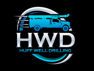 Huff Well Drilling logo design by uttam