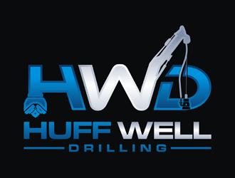 Huff Well Drilling logo design by Rizqy