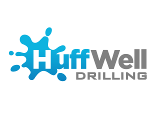 Huff Well Drilling logo design by M J