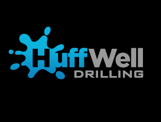 Huff Well Drilling logo design by M J