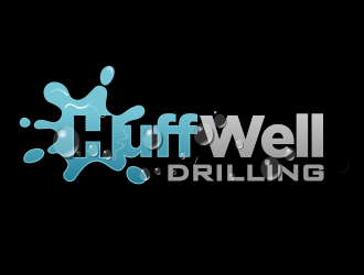 Huff Well Drilling logo design by M J
