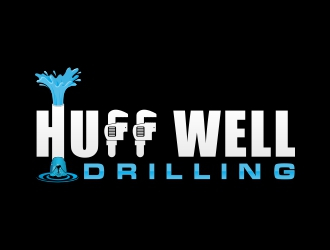 Huff Well Drilling logo design by rizuki