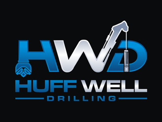 Huff Well Drilling logo design by Rizqy