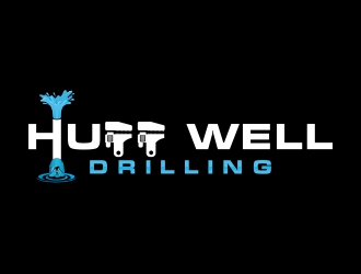 Huff Well Drilling logo design by rizuki
