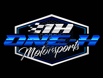One-H Motorsports logo design by 3Dlogos