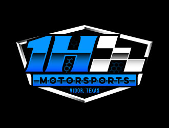 One-H Motorsports logo design by daywalker