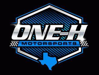 One-H Motorsports logo design by Bananalicious