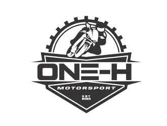 One-H Motorsports logo design by senja03