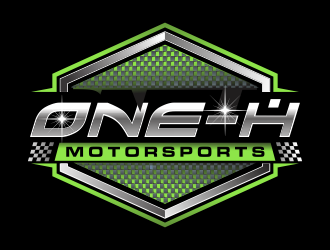One-H Motorsports logo design by santrie