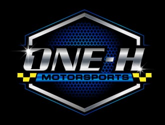 One-H Motorsports logo design by MUSANG