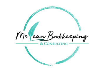 McLean Bookkeeping  - OR - McLean Bookkeeping & Consulting logo design by Mirza
