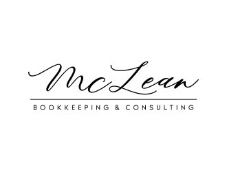 McLean Bookkeeping  - OR - McLean Bookkeeping & Consulting logo design by Gopil