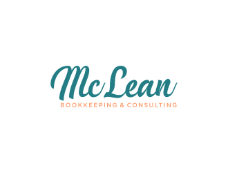 McLean Bookkeeping  - OR - McLean Bookkeeping & Consulting logo design by aflah