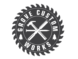 Grove Custom Works logo design by ElonStark
