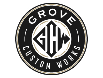 Grove Custom Works logo design by akilis13