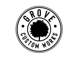 Grove Custom Works logo design by GemahRipah